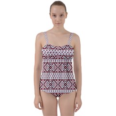 Twist Front Tankini Set 