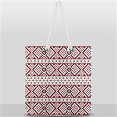 Full Print Rope Handle Tote (Large) 