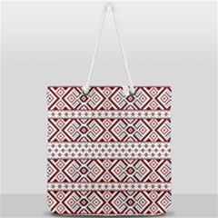 Full Print Rope Handle Tote (Large) 