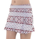 Ukrainian Folk Seamless Pattern Ornament Classic Tennis Skirt