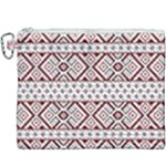 Ukrainian Folk Seamless Pattern Ornament Canvas Cosmetic Bag (XXXL)