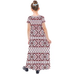 Kids  Short Sleeve Maxi Dress 