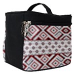 Ukrainian Folk Seamless Pattern Ornament Make Up Travel Bag (Small)