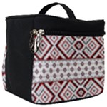 Ukrainian Folk Seamless Pattern Ornament Make Up Travel Bag (Big)