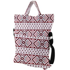 Fold Over Handle Tote Bag 