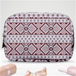 Ukrainian Folk Seamless Pattern Ornament Make Up Pouch (Small)