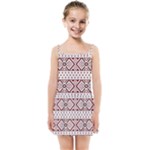 Ukrainian Folk Seamless Pattern Ornament Kids  Summer Sun Dress