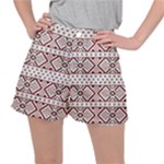 Ukrainian Folk Seamless Pattern Ornament Women s Ripstop Shorts