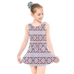 Ukrainian Folk Seamless Pattern Ornament Kids  Skater Dress Swimsuit