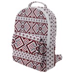 Ukrainian Folk Seamless Pattern Ornament Flap Pocket Backpack (Small)