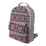 Ukrainian Folk Seamless Pattern Ornament Flap Pocket Backpack (Large)