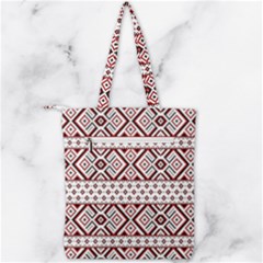 Double Zip Up Tote Bag 