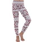 Ukrainian Folk Seamless Pattern Ornament Kids  Lightweight Velour Classic Yoga Leggings