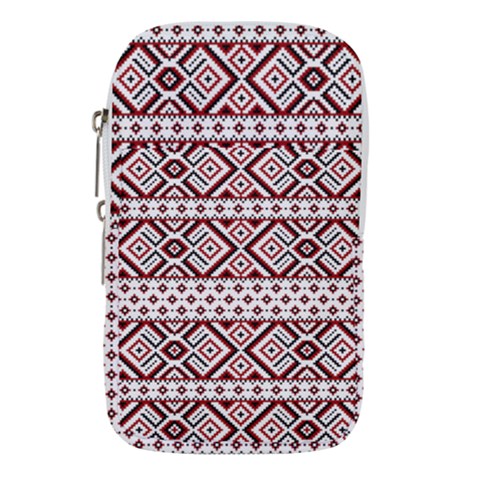 Ukrainian Folk Seamless Pattern Ornament Waist Pouch (Small) from ArtsNow.com