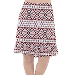 Fishtail Chiffon Skirt 