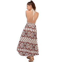 Backless Maxi Beach Dress 