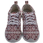 Ukrainian Folk Seamless Pattern Ornament Mens Athletic Shoes