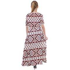 Waist Tie Boho Maxi Dress 