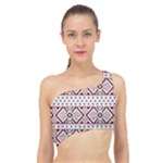 Ukrainian Folk Seamless Pattern Ornament Spliced Up Bikini Top 