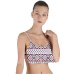 Ukrainian Folk Seamless Pattern Ornament Layered Top Bikini Top 