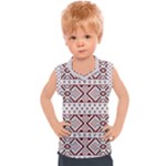 Ukrainian Folk Seamless Pattern Ornament Kids  Sport Tank Top