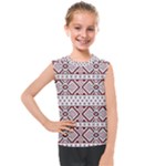 Ukrainian Folk Seamless Pattern Ornament Kids  Mesh Tank Top