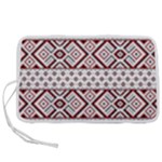 Ukrainian Folk Seamless Pattern Ornament Pen Storage Case (M)