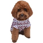 Ukrainian Folk Seamless Pattern Ornament Dog T-Shirt