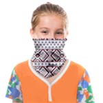 Ukrainian Folk Seamless Pattern Ornament Face Covering Bandana (Kids)