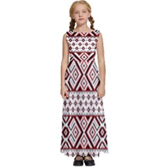 Kids  Satin Sleeveless Maxi Dress 