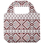 Ukrainian Folk Seamless Pattern Ornament Foldable Grocery Recycle Bag