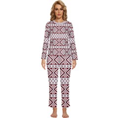 Womens  Long Sleeve Lightweight Pajamas Set 