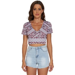 V-Neck Crop Top 