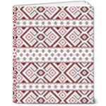 Ukrainian Folk Seamless Pattern Ornament 8  x 10  Hardcover Notebook