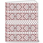 Ukrainian Folk Seamless Pattern Ornament 8  x 10  Softcover Notebook