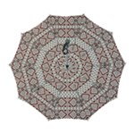 Ukrainian Folk Seamless Pattern Ornament Automatic Folding Umbrella with Case (Large)