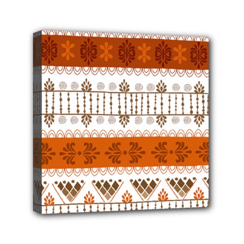 Ethnic Traditional Seamless Pattern Mini Canvas 6  x 6  (Stretched) from ArtsNow.com