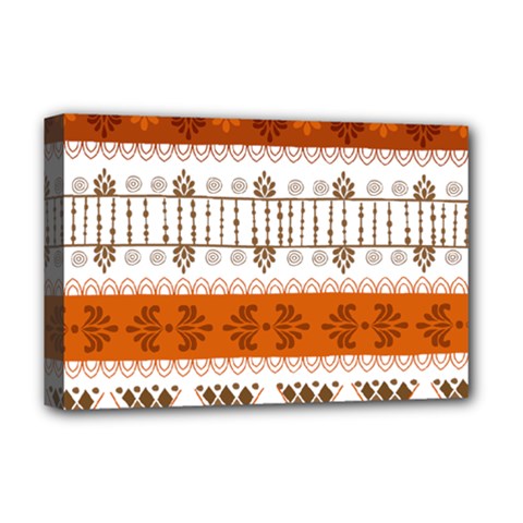 Ethnic Traditional Seamless Pattern Deluxe Canvas 18  x 12  (Stretched) from ArtsNow.com