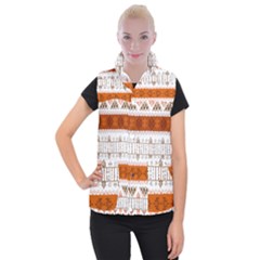 Ethnic Traditional Seamless Pattern Women s Button Up Vest from ArtsNow.com