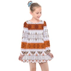 Kids  Long Sleeve Dress 