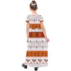 Kids  Short Sleeve Maxi Dress 