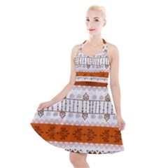 Halter Party Swing Dress  