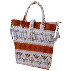 Buckle Top Tote Bag 