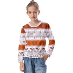 Kids  Long Sleeve T-Shirt with Frill  