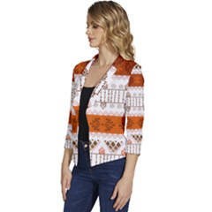 Women s Casual 3/4 Sleeve Spring Jacket 