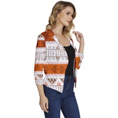 Women s Casual 3/4 Sleeve Spring Jacket 