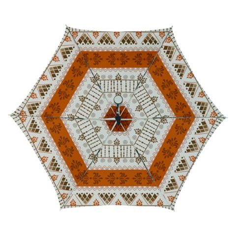 Ethnic Traditional Seamless Pattern Automatic Folding Umbrella with Case (Small) from ArtsNow.com