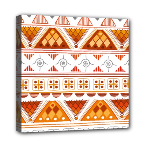 Bright Aztec Ethnic Seamless Pattern Mini Canvas 8  x 8  (Stretched) from ArtsNow.com