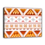 Bright Aztec Ethnic Seamless Pattern Canvas 16  x 12  (Stretched)