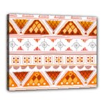 Bright Aztec Ethnic Seamless Pattern Canvas 20  x 16  (Stretched)